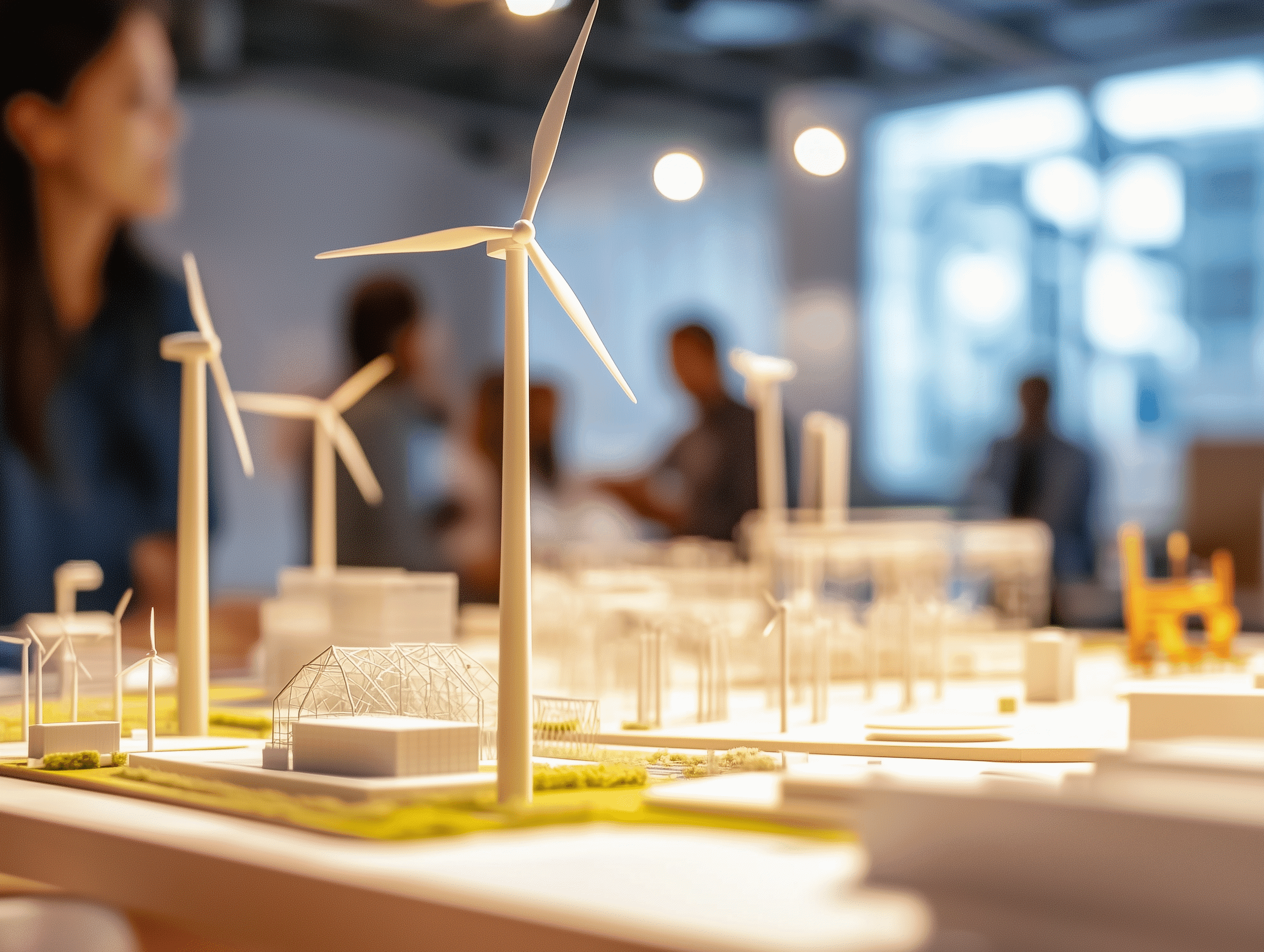 model wind turbines